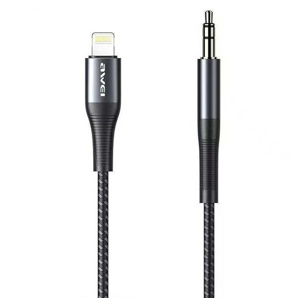 AWEI Adapter CL-116L Lightning/Jack 3.5 grå/mörkgrå