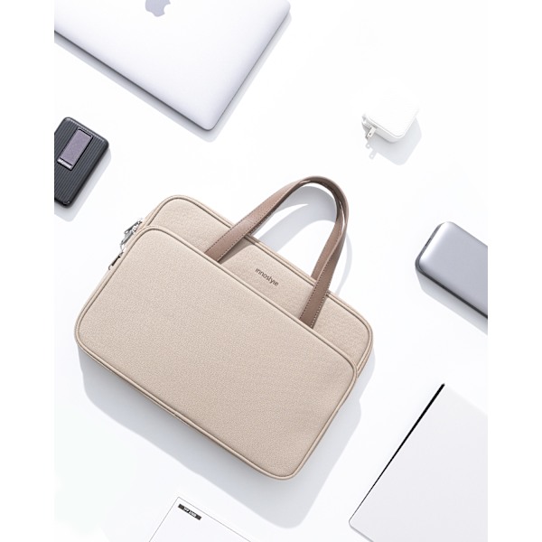 INNOSTYLE LAPTOPVÄSKA FÖR KVINNOR 15 6 16 VATTENTÄT OMNIPROTECT BEIGE