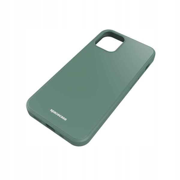 Spacecase Silikonecase Till Iphone 12 Mini Case Mörkgrönt Skydd