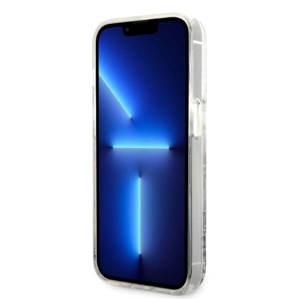 Karl Lagerfeld KLHCP14LLNKHCH iPhone 14 Pro 6.1 sølv/sølv hardt deksel Glitter Karl Head