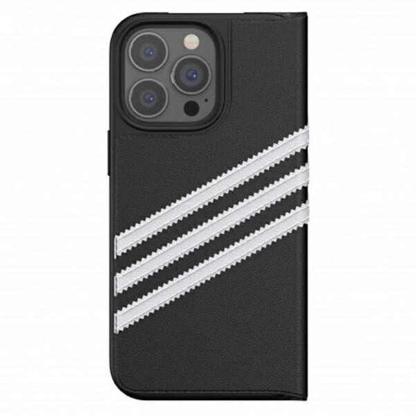 ADIDAS OR BOOKLET CASE PU TIL IPHONE 13 PRO / IPHONE 13 - SORT OG HVID