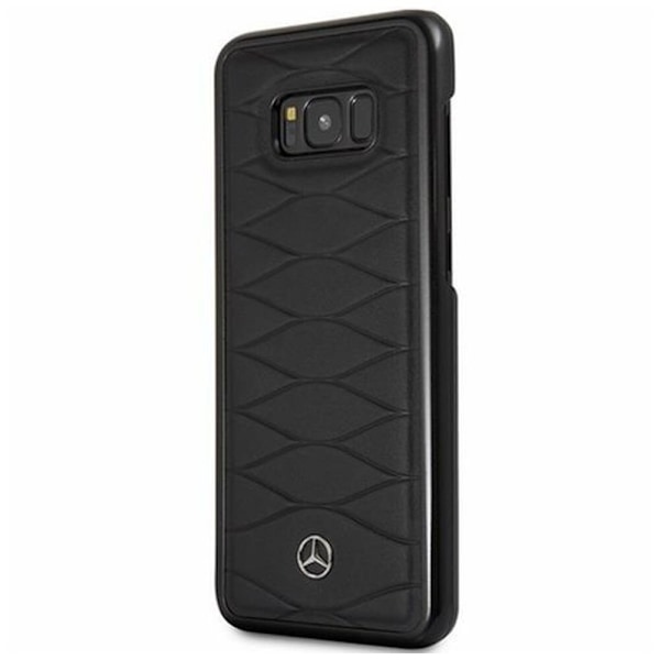 MERCEDES PATTERN LINE ETUI TIL SAMSUNG GALAXY S8 PLUS - SORT