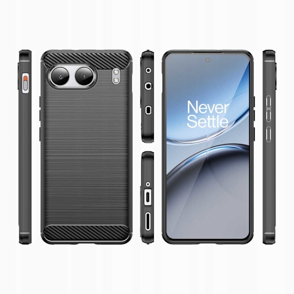 Spacecase Case Carbon Case För Oneplus Nord 4 Svart