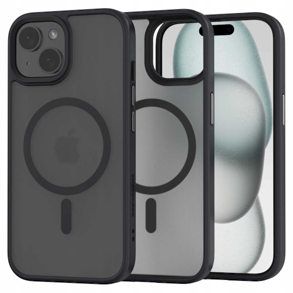 Spacecase Hybrid-Fodral För Iphone 15 Plus Svart Skydd