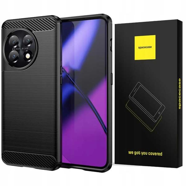 Spacecase Case Carbon Case För Oneplus 11 Svart Skydd