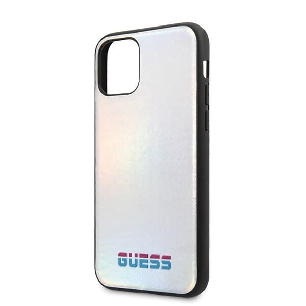 Guess GUHCN65BLD iPhone 11 Pro Max sølv/sølv hardt skall iriserende