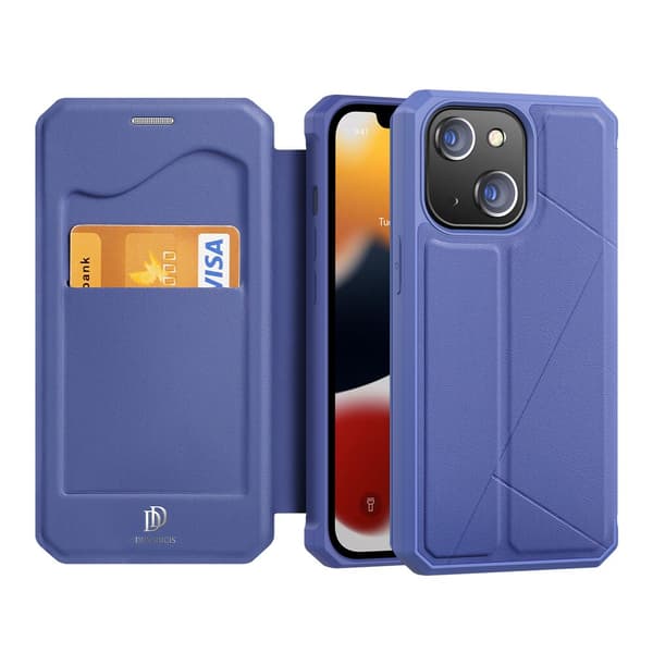 DUX DUCIS Skin X deksel med klaff iPhone 13 mini blå