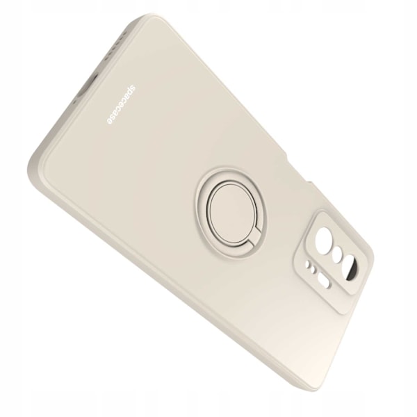 Spacecase Silikon Ringfodral För Xiaomi Mi 11T 11T Pro Bone