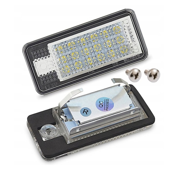 LED nummerskiltsett AutoTune For Audi A3 8P S3 A4 S4 B6 A4 B7 A6 C6 4F S6 A8 S8 D3 Q7