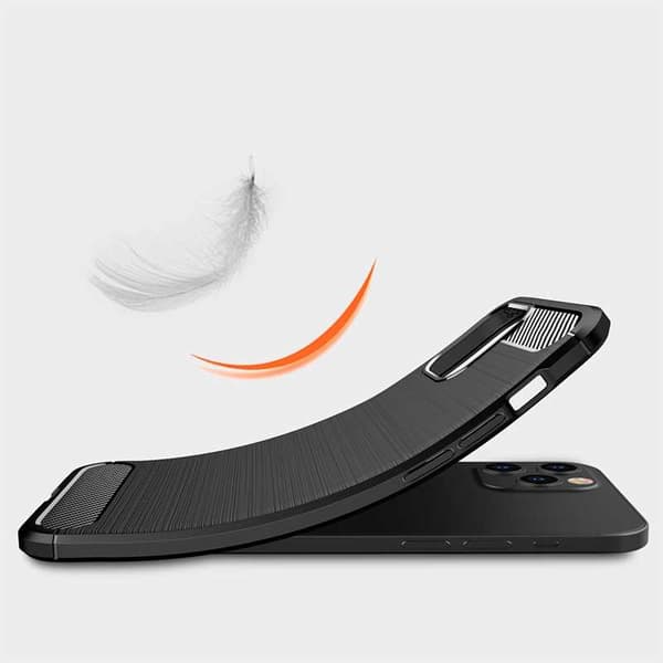 Spacecase Cover Carbon Cover För Iphone 12 Pro Max Black