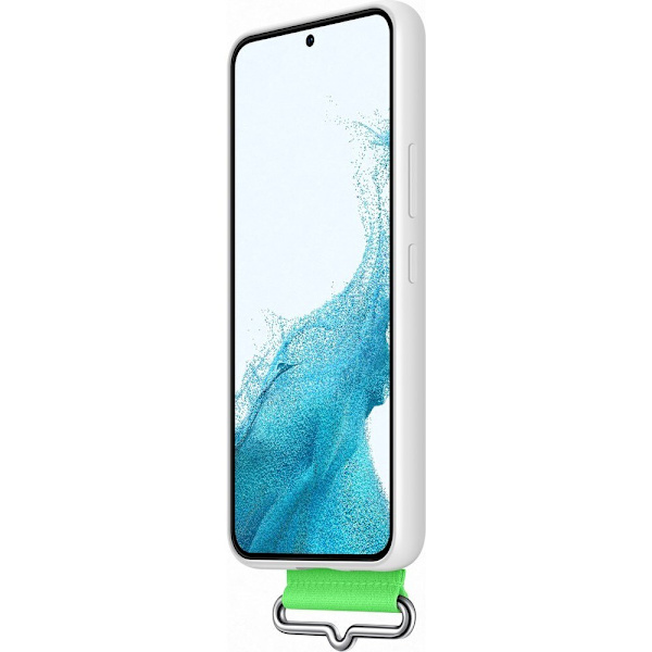 Samsung silikondeksel, gummi silikondeksel, Samsung Galaxy S22 Hvit (EF-GS901TWEGWW)