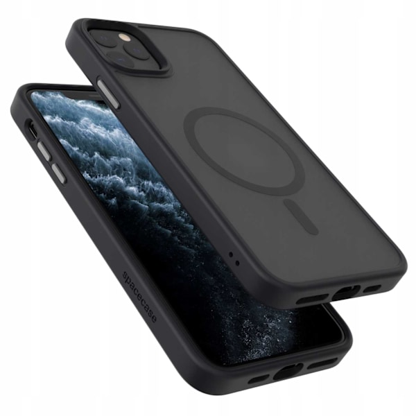 Spacecase Hybrid Case För Iphone 11 Pro Max Svart Case Cover