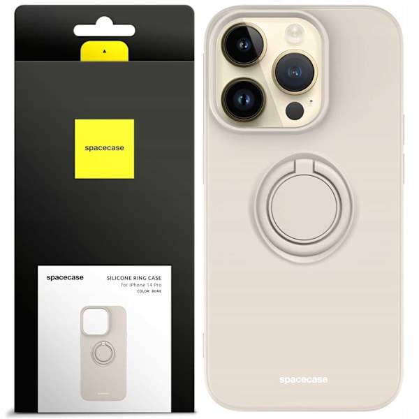Spacecase Silikonecase Ring För Iphone 14 Pro Benskydd