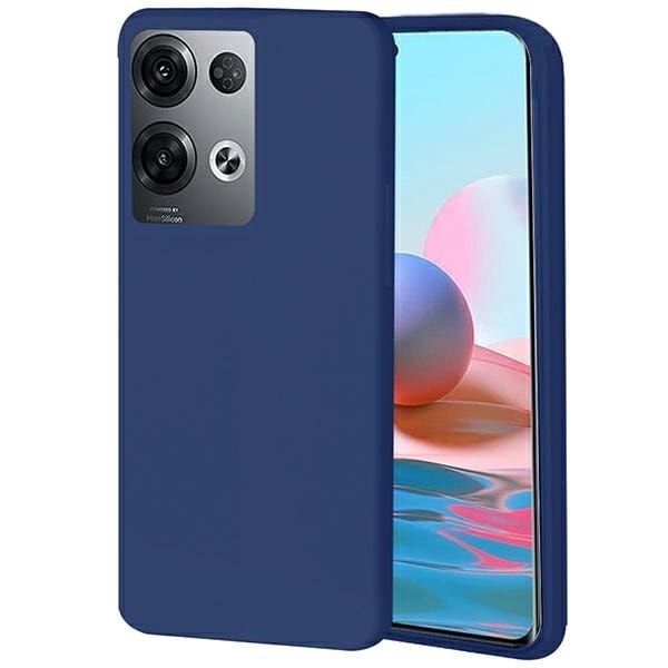 Beline Candy Case för Oppo Reno 8 Pro marinblå/marinblå