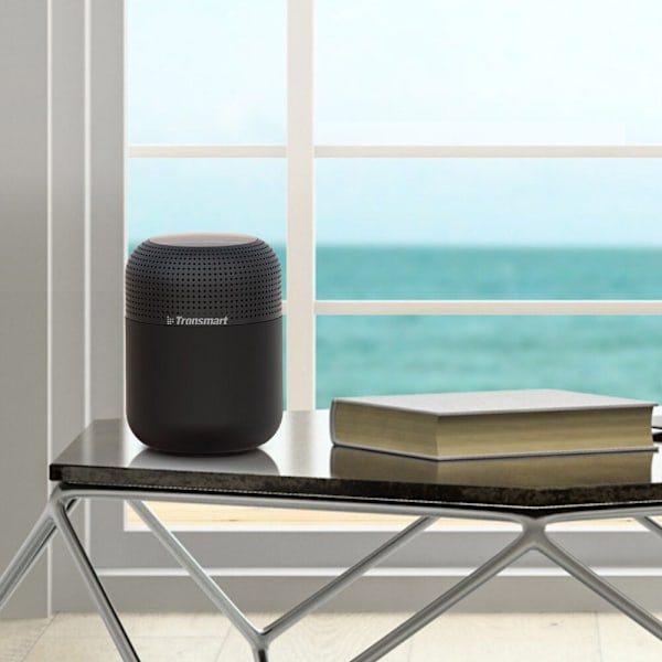 Tronsmart Element T6 Max 60 W bærbar trådløs Bluetooth 5.0-høyttaler, svart (365144)