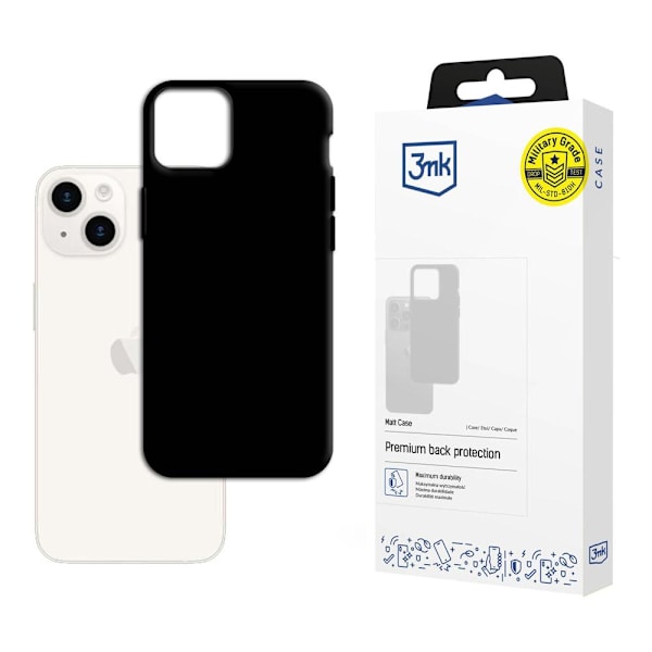 APPLE IPHONE 15 PLUS - 3MK MATT CASE BLACK