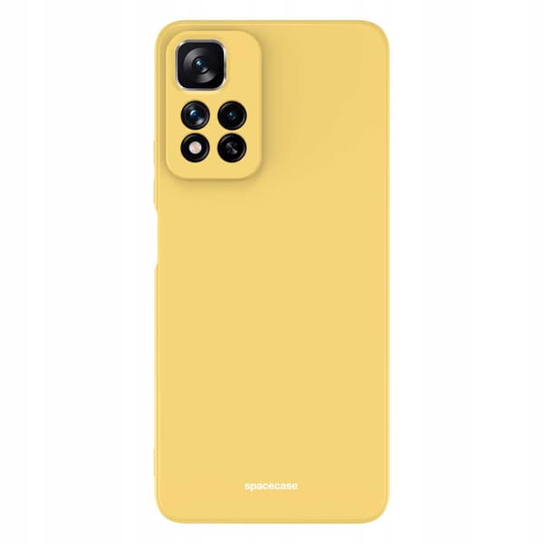 Spacecase Silikonfodral För Xiaomi Redmi Note 11 Pro+ Yellow