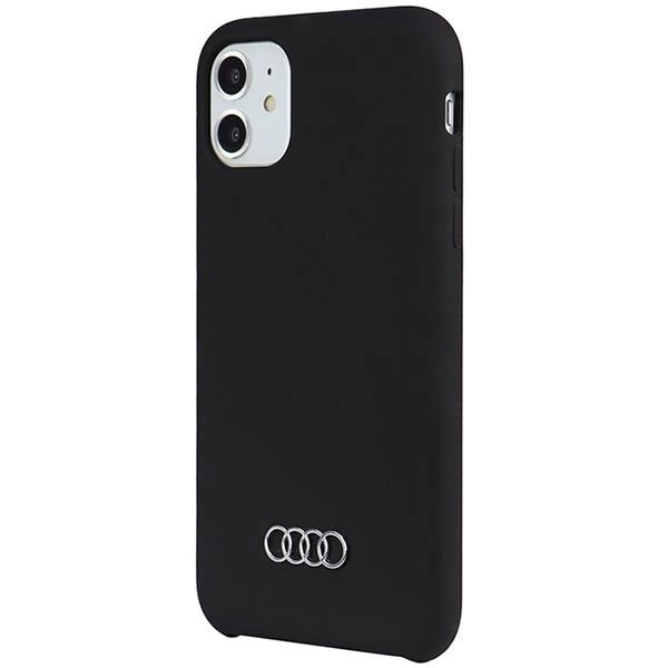 AUDI SILIKONE COVER TIL IPHONE 11 / XR - SORT