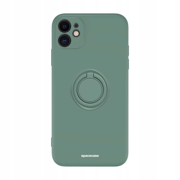 Spacecase Silikonring För Iphone 11 Grön Skydd