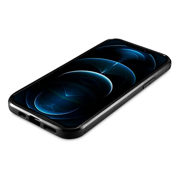 ICARER CASE CASE LÆDERCOVER TIL IPHONE 12 MINI SORT