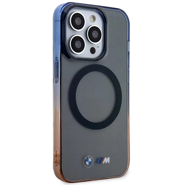 BMW GRADIENT BUMPER MAGSAFE ETUI TIL IPHONE 14 PRO MAX - GRÅ