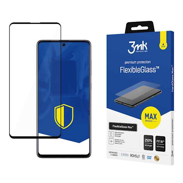 SAMSUNG GALAXY A71 5G SORT - 3MK FLEXIBLEGLASS MAX
