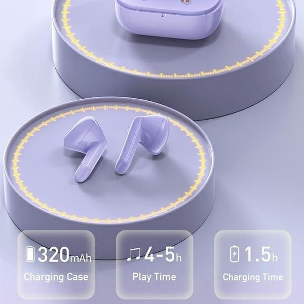 AWEI Bluetooth 5.1 T36 TWS hörlurar + dockningsstation grön/grön