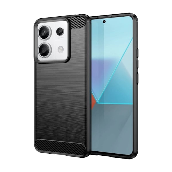 Karbonveske til Xiaomi Redmi Note 13 Pro+ - Svart