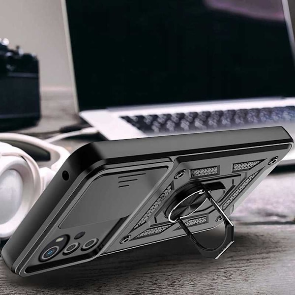 Spacecase Case Cover För Motorola G22 Black Protective
