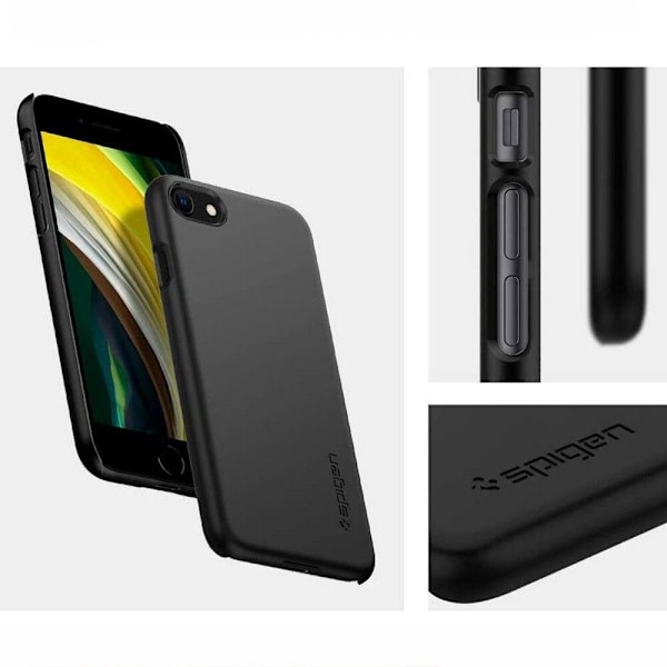 SPIGEN THIN FIT IPHONE 7 / 8 / SE 2020 / 2022 SVART