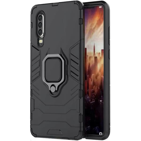 Spacecase Case Cover Till Huawei P30 X-Ring Black