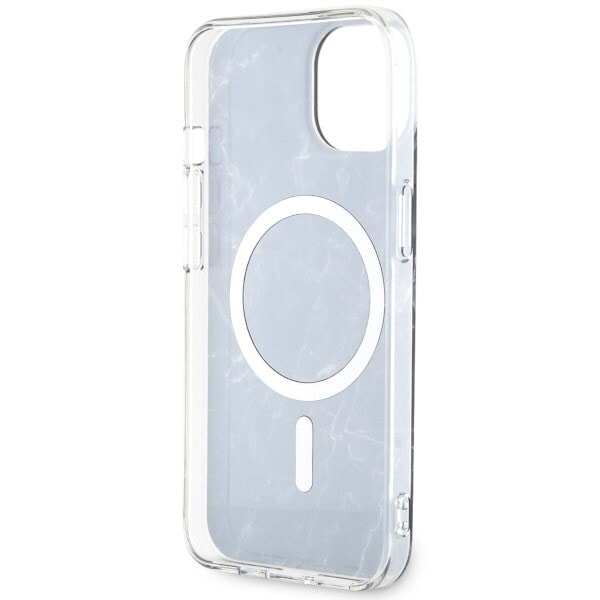 Guess GUHMP14SPCUMAK deksel til iPhone 14 - svart Marble MagSafe