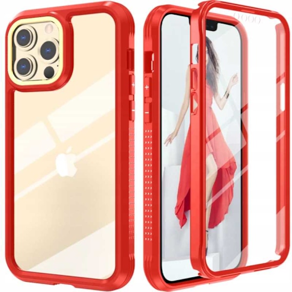 Spacecase Case Cover För Iphone 13 Pro Sc Guardian 360 Red