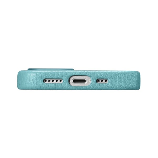 ICARER CASE CASE COVER LÆDER MED MAGSAFE TIL IPHONE 14 GRØN