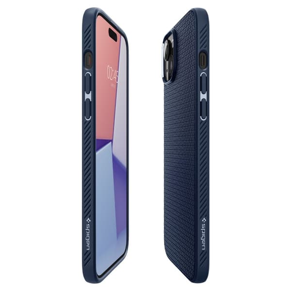 SPIGEN LIQUID AIR IPHONE 15 NAVY BLÅ