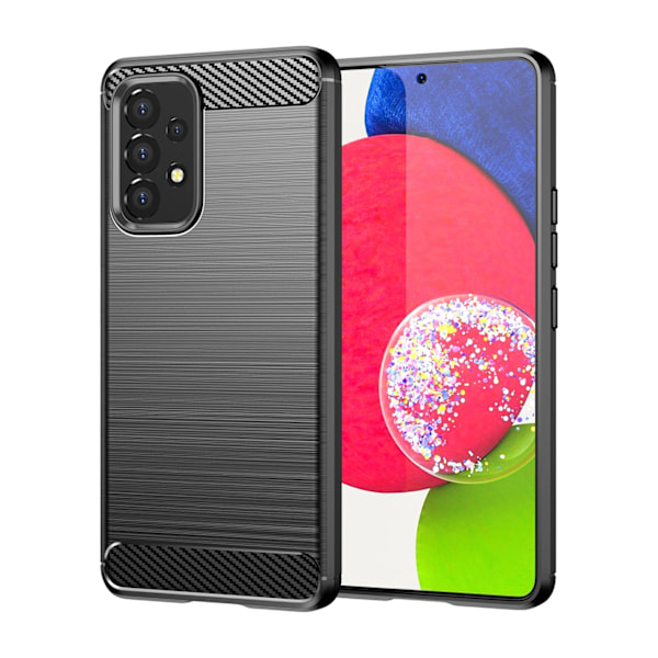 CARBON CASE FLEKSIBELT COVER TIL SAMSUNG GALAXY A53 5G SORT
