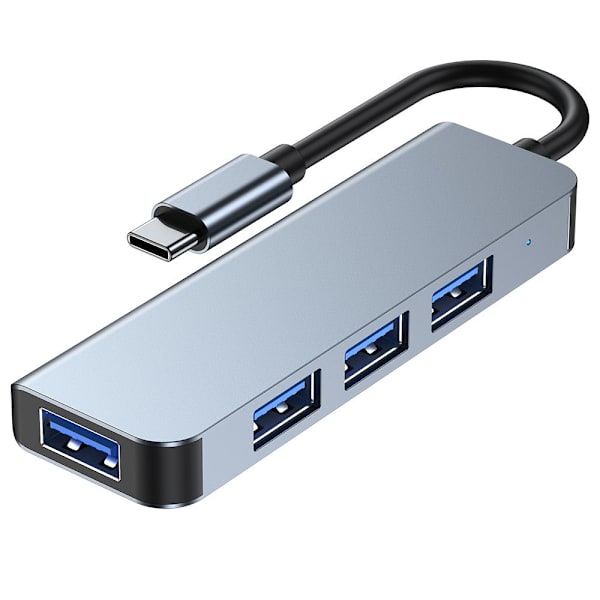 TECH-PROTECT V1-HUB ADAPTER 4IN1 GRÅ