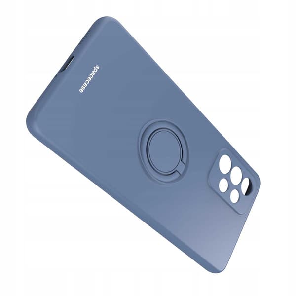 Spacecase Silikonecase Ring För Samsung Galaxy A53 5G Blue