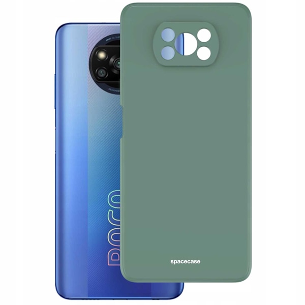 Spacecase Silikonecase Poco X3 Pro Nfc Mörkgrön