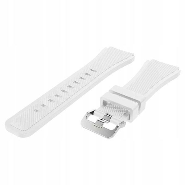 Spacecase Klorrem 22Mm Vitt Läder För Apple Watch 1 2 3 4 5 6 7