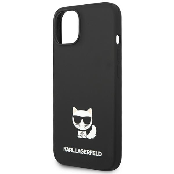 KARL LAGERFELD SILIKONE CHOUPETTE BODY COVER TIL IPHONE 14 PLUS - SORT