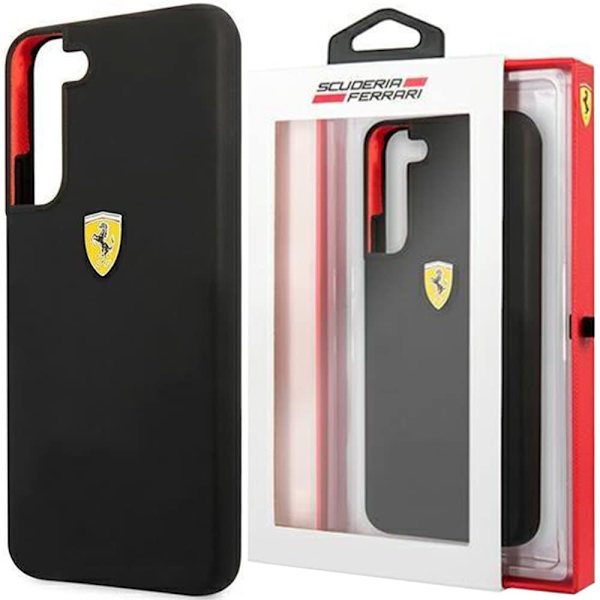 FERRARI ON TRACK SILIKONE ETUI TIL SAMSUNG GALAXY S22 - SORT