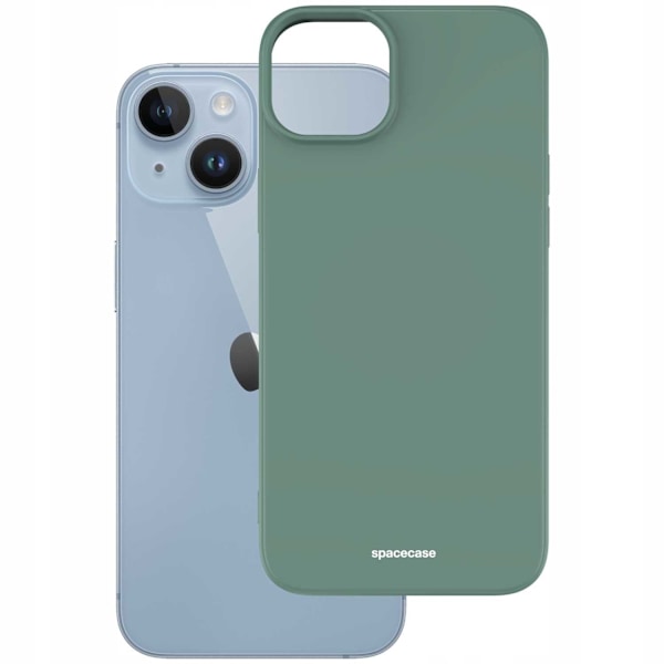 Spacecase Silikonfodral För Iphone 14 Plus Mörkgrön
