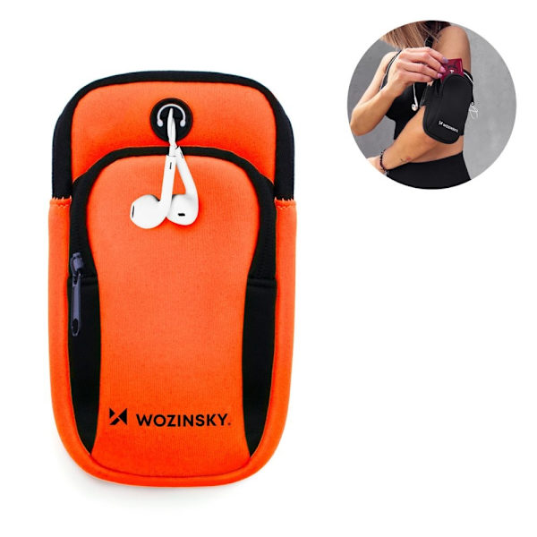 Wozinsky löpararmband orange (WABOR1)