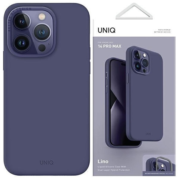 Uniq Lino beskyttelsesdeksel til iPhone 14 Pro Max lilla/lilla bilde