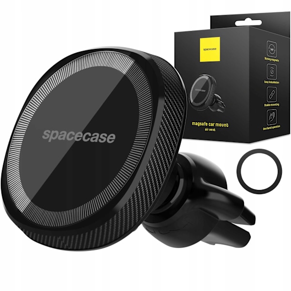 Spacecase Air Vent Bilhållare För Magsafe För Svart Sc04 Telefon