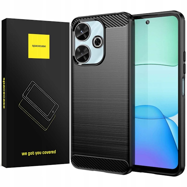 Spacecase Kolfodral För Xiaomi Redmi 13 4G Svart Skydd