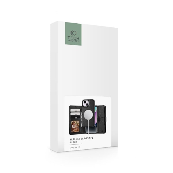TEKNISK-BESKYTTELSE LOMBOK MAGSAFE IPHONE 15 SVART