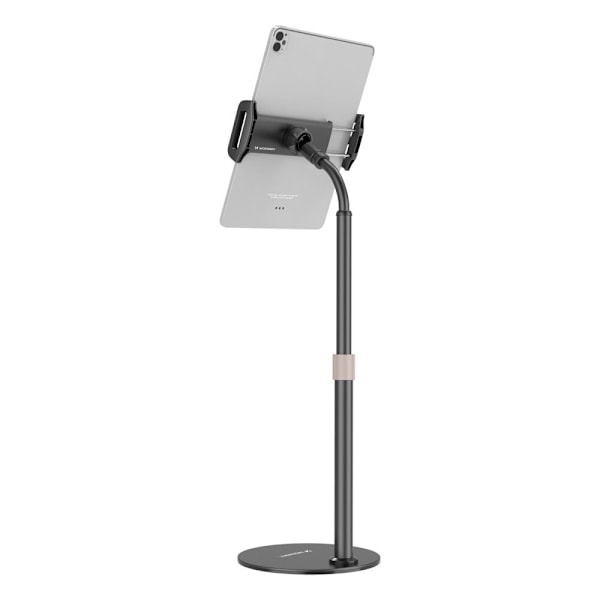 Wozinsky nettbrett og telefonholder på bord svart (WTHBK4)