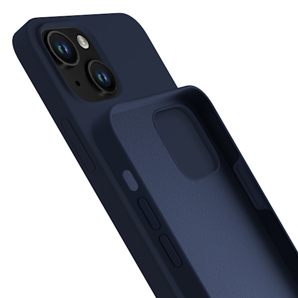 APPLE IPHONE 15 PLUS - 3MK SILICONE CASE DARK NAVY